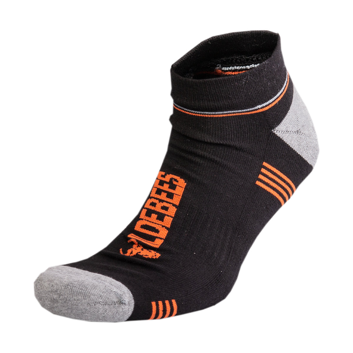 Wildebees Mens Half Terry Anklet Socks Black